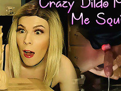 Crazy Spikey Dildo Makes Me Squirt Hands Free Orgasm